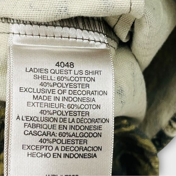 Mossy Oak Camo Outdoor Hunting Blouse Women’s Size M - Picture 5 of 6